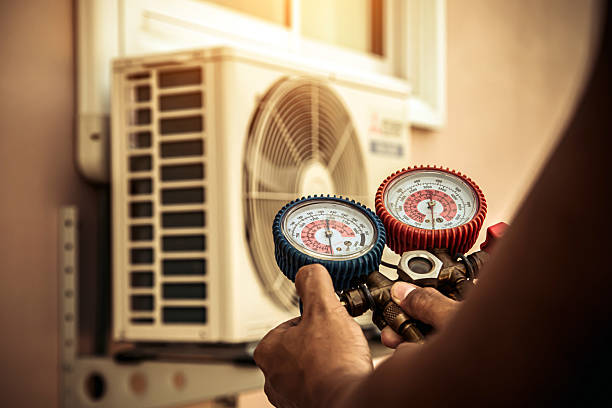 Professional Air Conditioning Service technician working in Monterey, TN